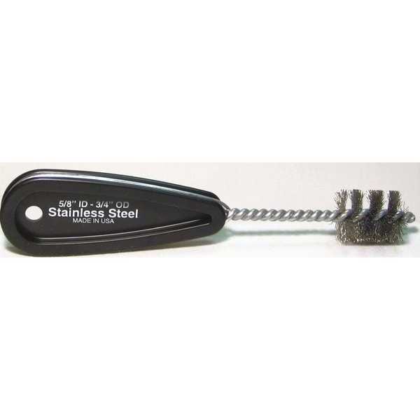 Cepillo estándar para ajustes de cobre de refrigeración Schaefer Brush, 1-1/4 pulgadas de longitud, cerdas de plástico - 00828