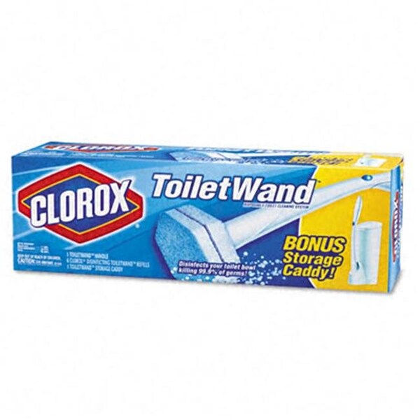 Kit de Clorox Clorox 03191 Toilet Wand con Caddy y 6 Cabezales de Repuesto - 3191