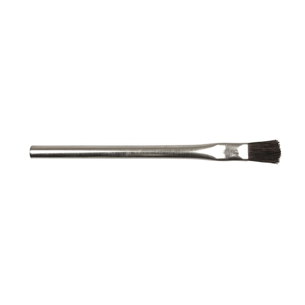 Cepillo ácido con cerdas de caballo negro para disco 1/2"W 13/16"Trim 6"L 144 Bx PK144 de Blk Horse Hair - 12195