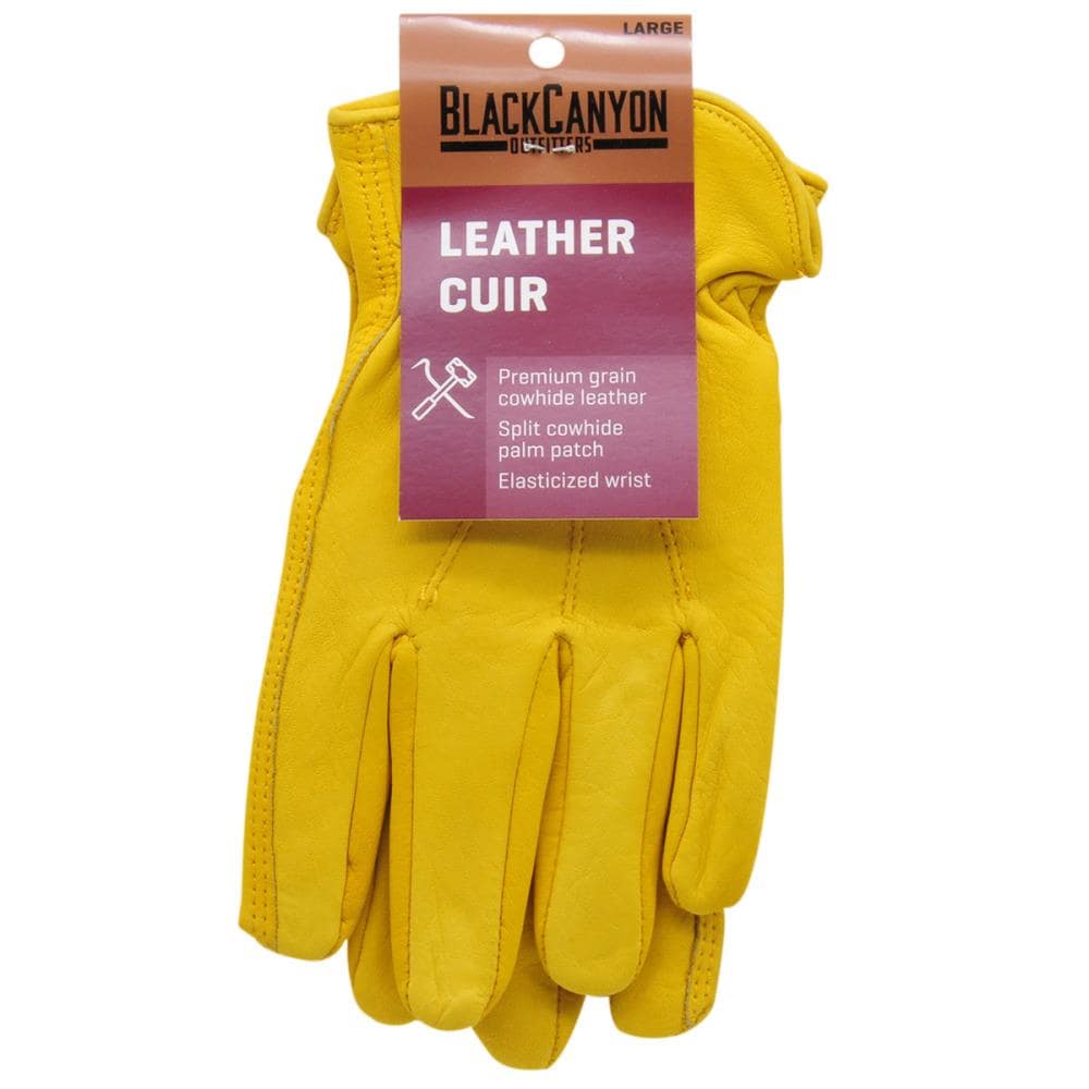 BlackCanyon Outfitters Gran Par de Guantes de Cuero Amarillo 1 - Pares 84000/L