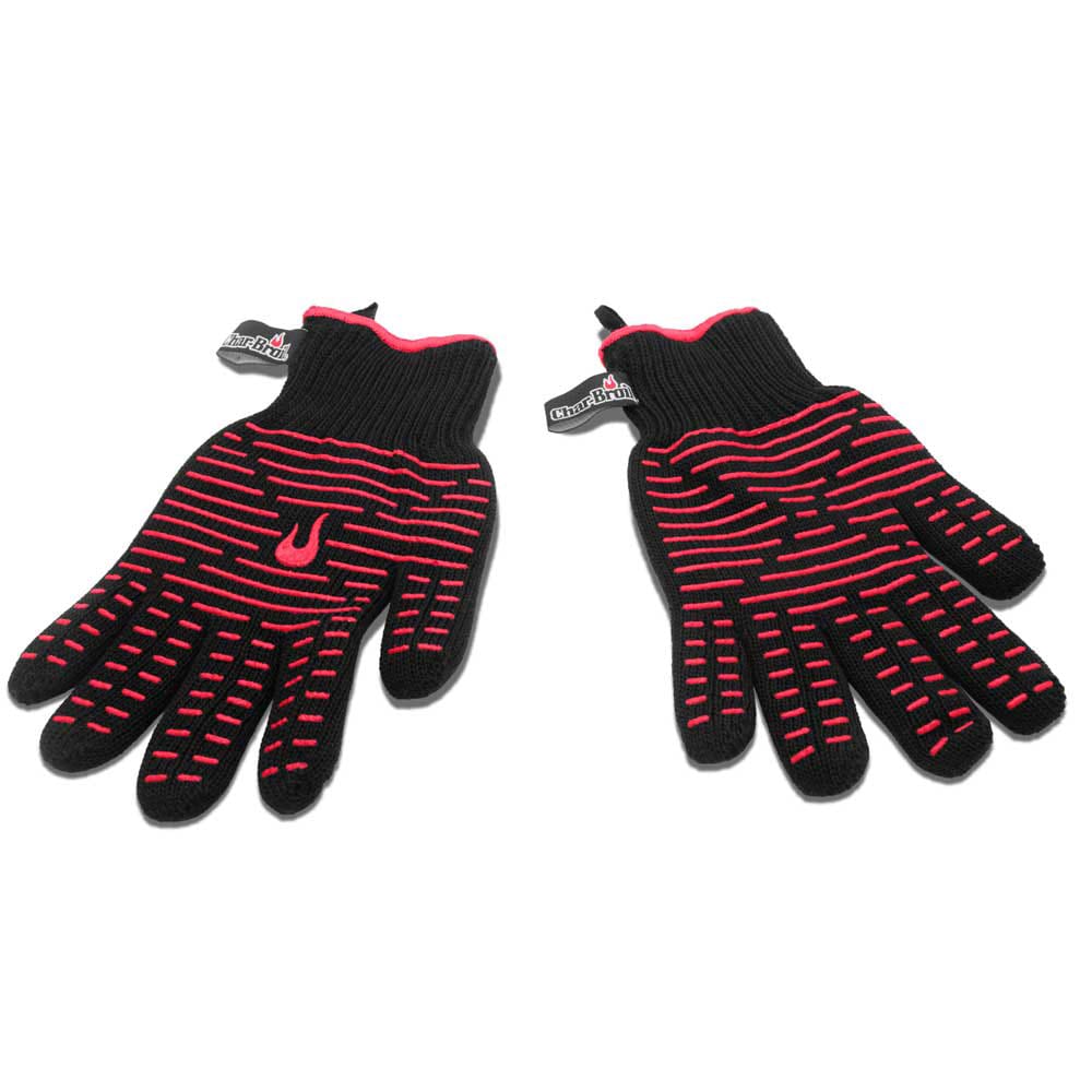 Guantes para asar Charbroil de algodón negro, talla única, 1 par 6284595