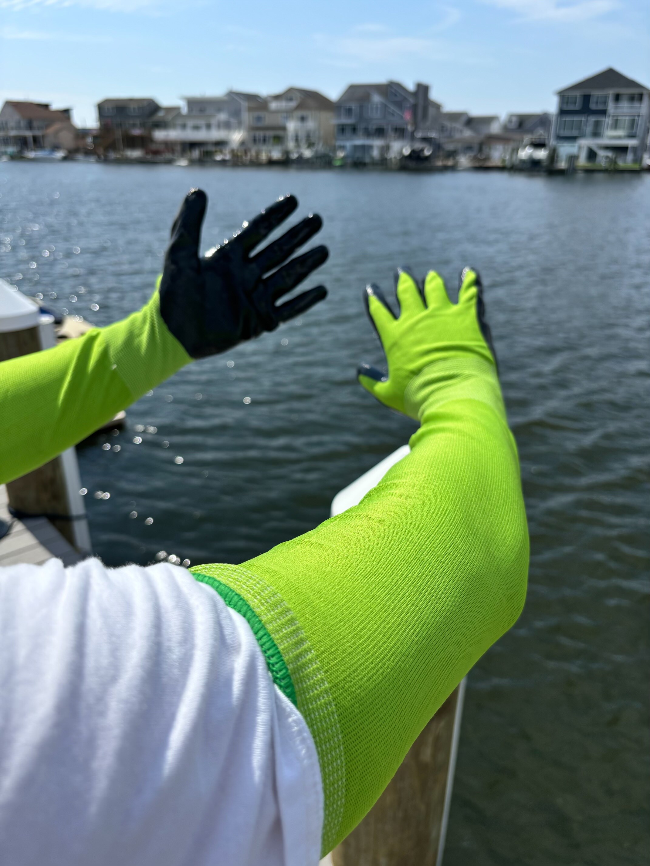 Guantes para jardinería CHARGUY Nitrilo verde, tamaño único, Nitrilo/Poliéster recubierto, ideal para la mayoría, talla 7