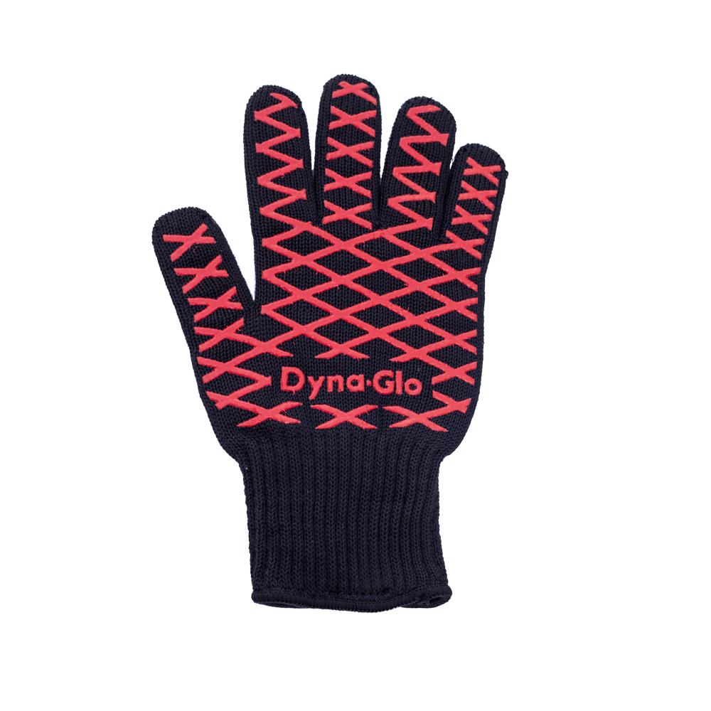 Guantes para asar Dyna-Glo de fibra de aramida negra, talla única para la mayoría DG12SG-D