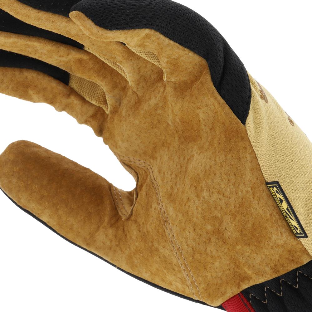 MECHANIX WEAR Guantes de cuero negros medianos 1 par 792194