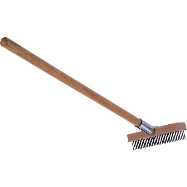 Cepillo para horno/parrilla Carlisle Foodservice, Raspador/Cerdas planas de acero natural, de madera dura - 36372500