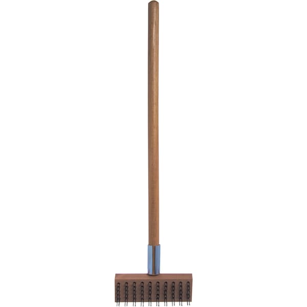 Cepillo para horno/parrilla Carlisle Foodservice, Raspador/Cerdas planas de acero natural, de madera dura - 36372500