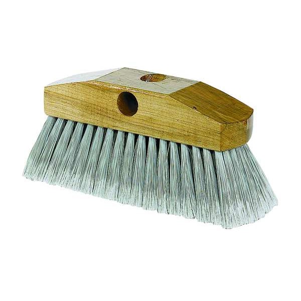 Cepillo para lavar ventanas Tough Guy 2 1/2 pulgadas W, estándar, suave, mango L no aplicable, 8 pulgadas de largo, color gris, de plástico - 1VAE7