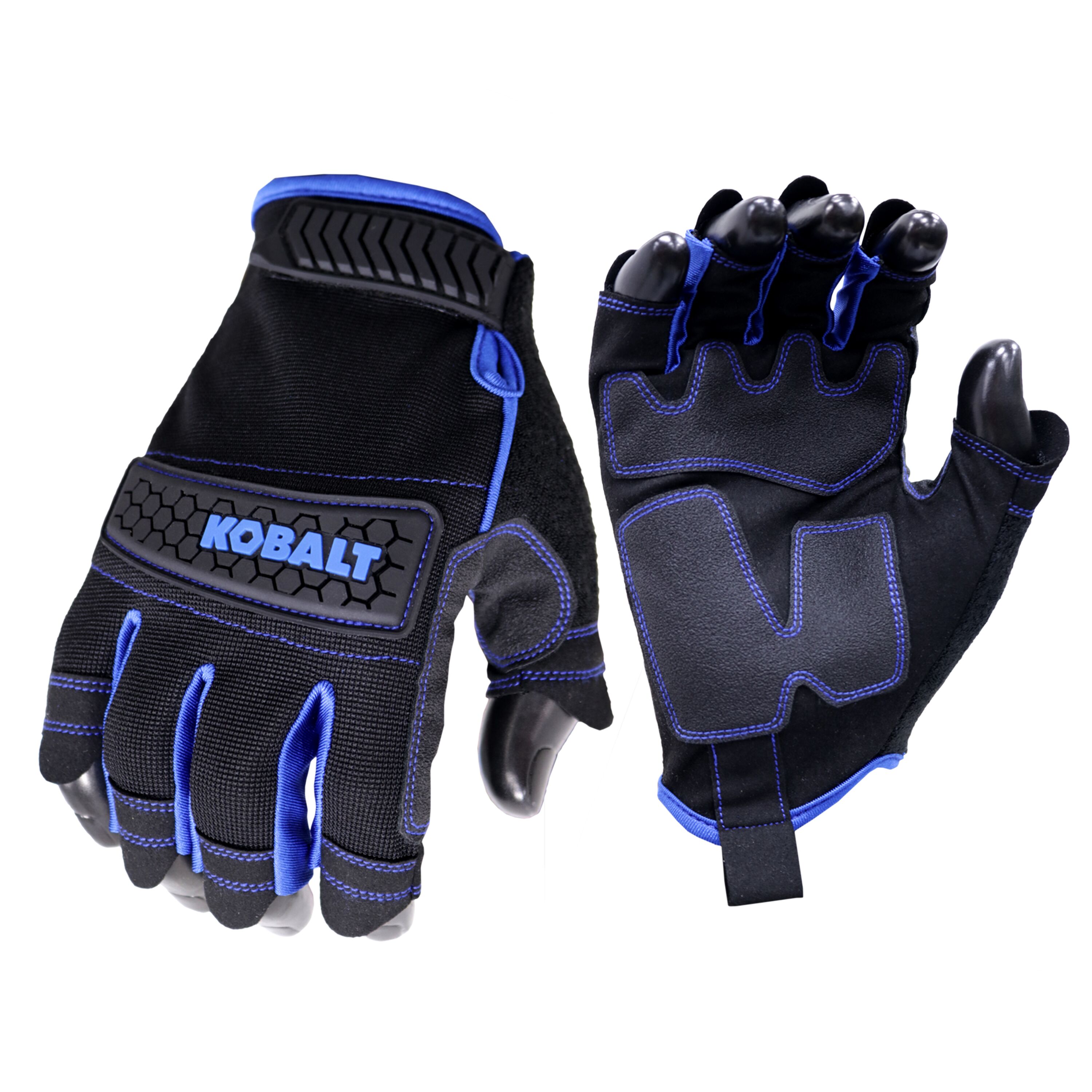 Guantes de seguridad grandes de piel sintética Kobalt 1 par TP18103HF
