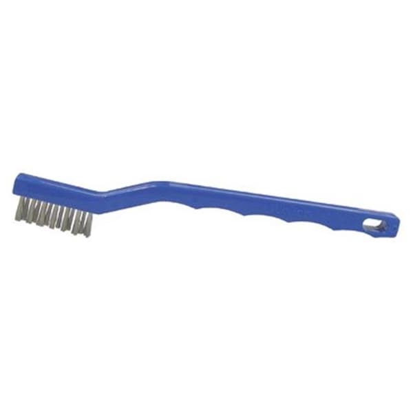 Brocha para raspar 3X7 Weiler Weiler 804-44075 Bh-37-Ss .006Ss con mango de plástico H - 804-44075