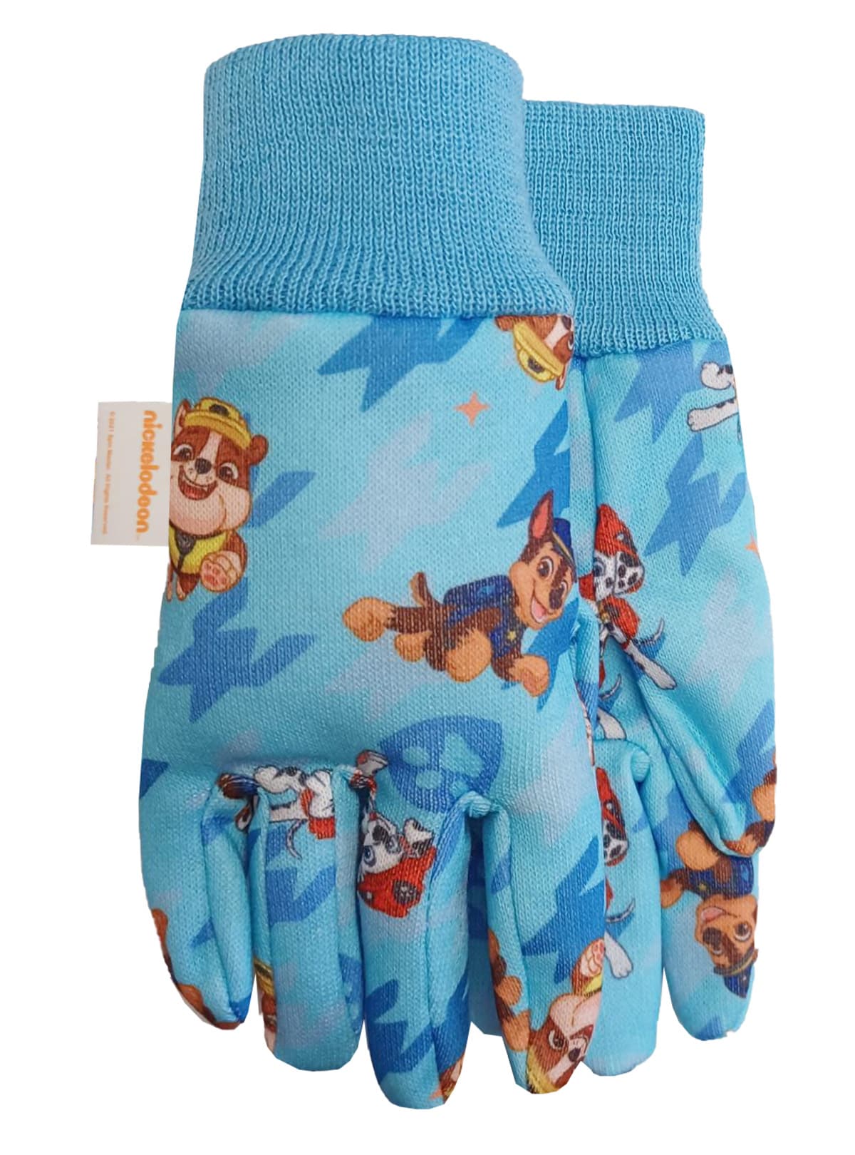 Guantes de jardinería de poliéster/algodón azul para niño de MidWest Quality Gloves, Inc. 1 par PW102T