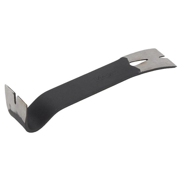 Vulcan Mini Utility Pry Bar, 6.625 in L, V-Shape Tip, 1.25 in Tip, Steel, 1.25 in W - JLO-0193L