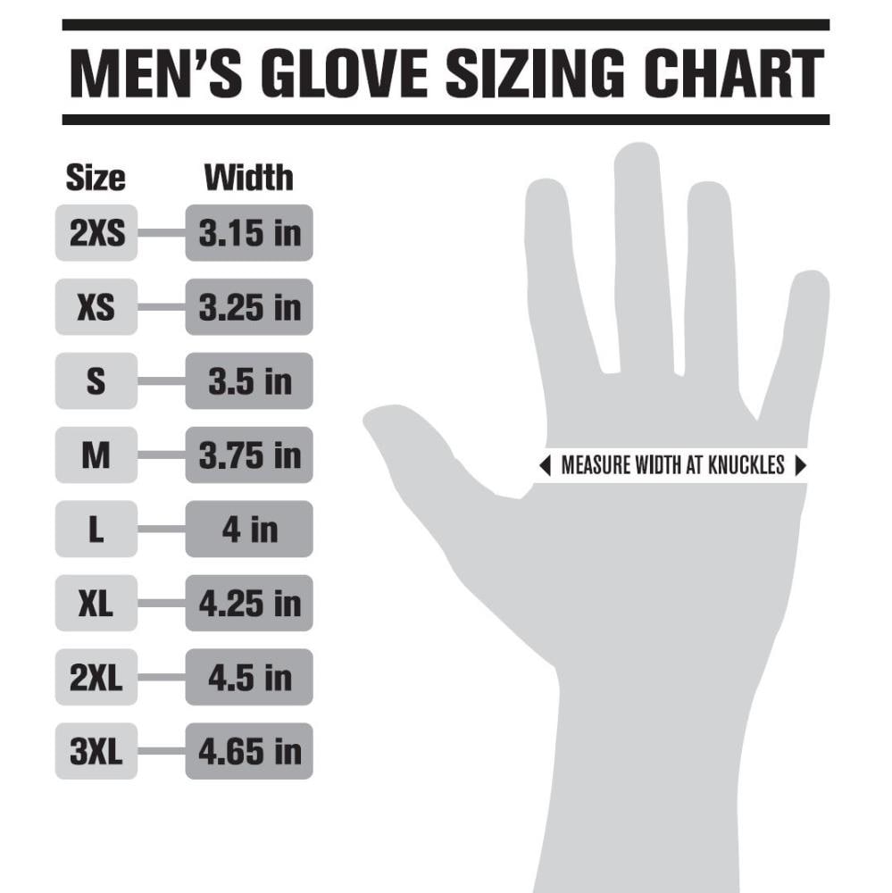 Guantes de manejo de productos químicos de PVC azul grande Project Source 1 par LW13500-L