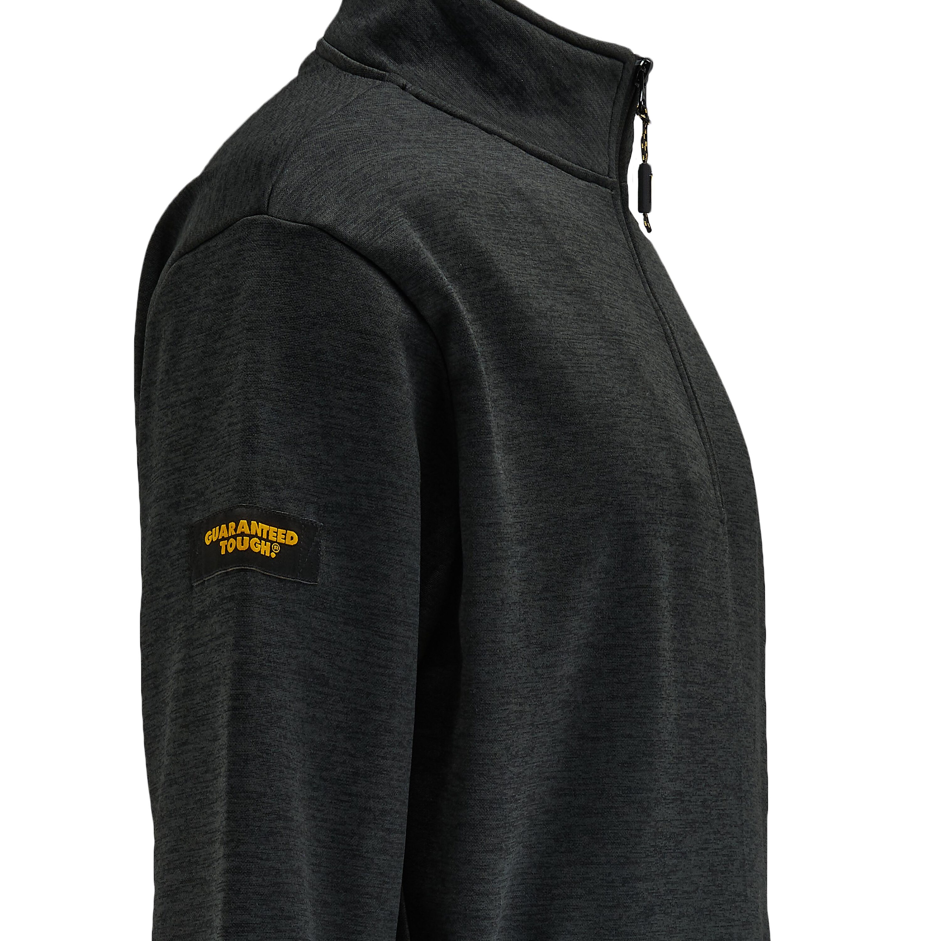 Suéter de media cierre DEWALT para hombre, modelo ZION en negro, talla mediana DXWW50151-001-M
