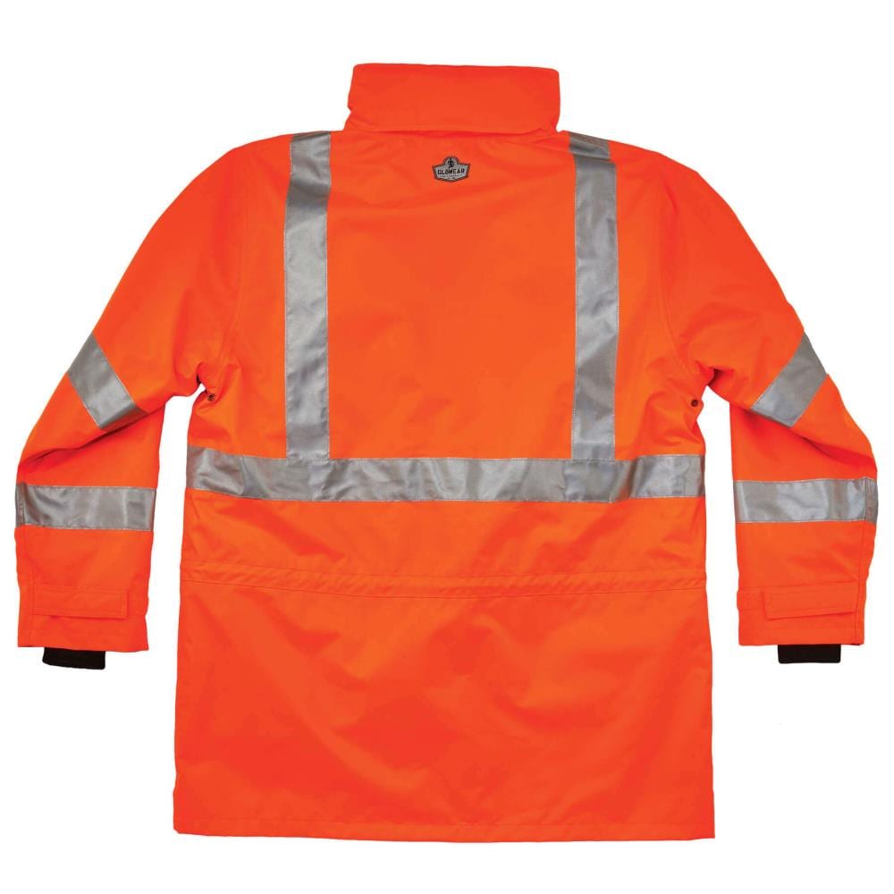 Chamarra de trabajo aislada con capucha para adulto unisex GloWear naranja (Talla Extra Grande) 24375