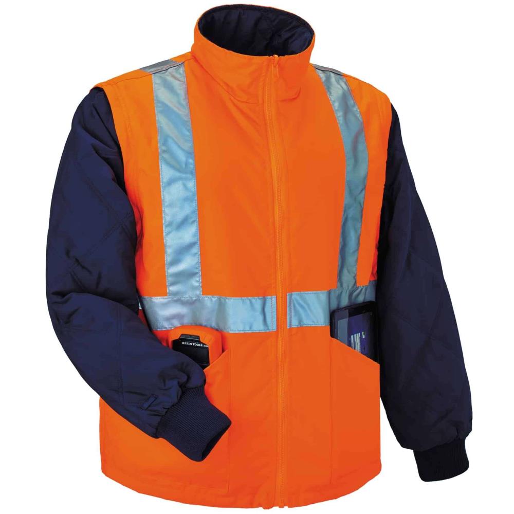 Chamarra de trabajo aislada con capucha para adulto unisex GloWear naranja (Talla Extra Grande) 24375