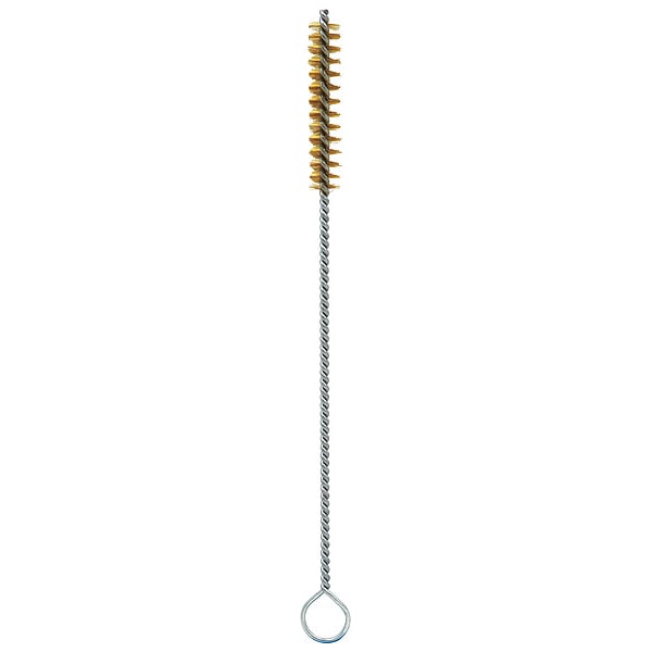 Cepillo para Tubos y Tuberías Tanis, Mango de 16 pulgadas de largo, Cerdas de 2 pulgadas de largo, Color Beige, de Latón, 18 pulgadas de largo en Total, Paquete de 12 - 05462