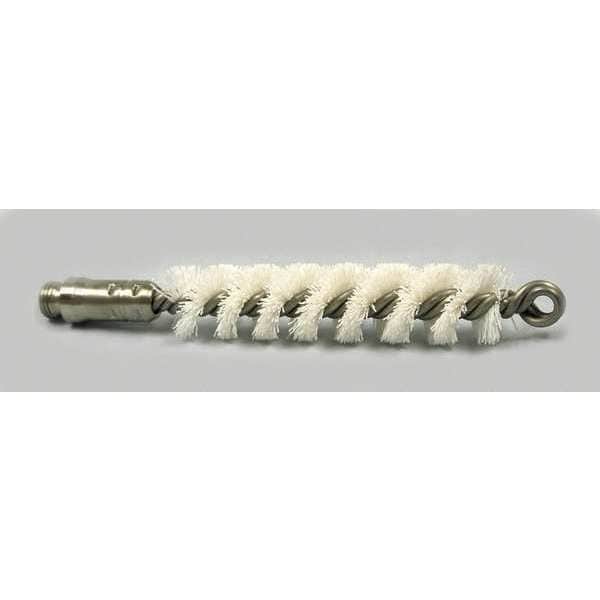 Cepillo para Tubos y Tuberías Tough Guy, Mango de 3 1/2 pulgadas de largo, Cerdas de 4 1/2 pulgadas de largo, Color Blanco, Acero Inoxidable, 7 pulgadas de largo en total - 2KVE4
