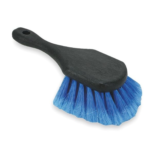 Cepillo Tough Guy Dip And Wash, mango de 5 pulgadas de largo, negro/azul, espuma, 8 1/2 pulgadas de largo en total - 2ZPC8