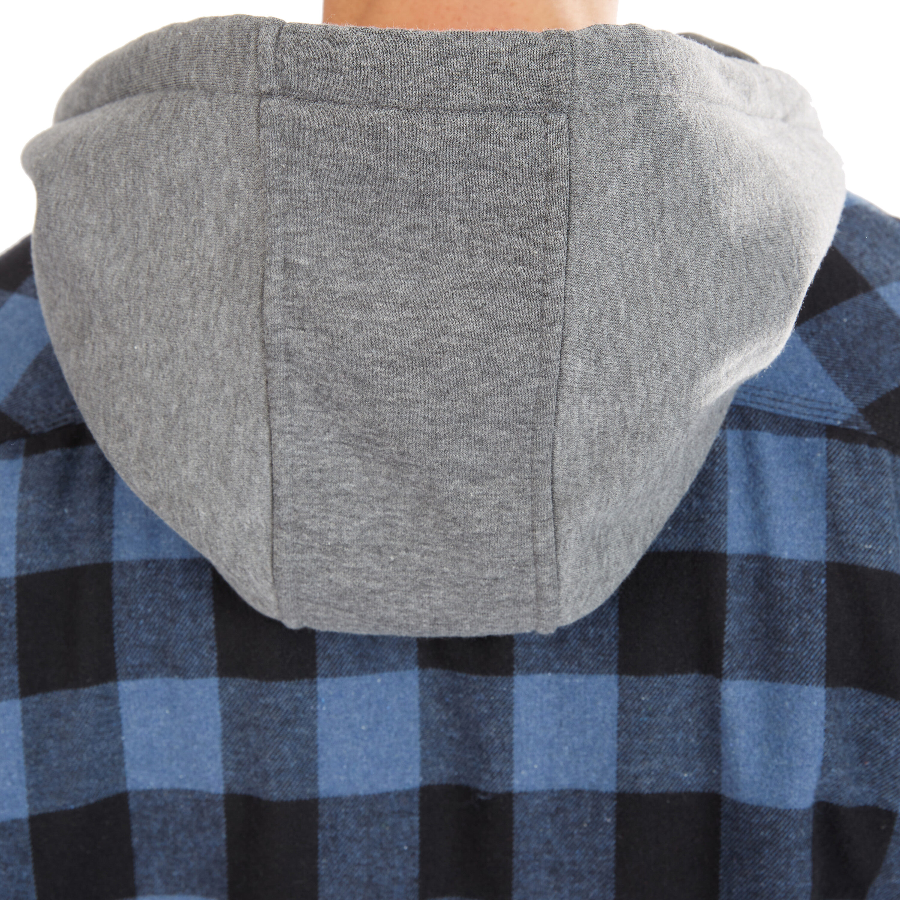 Chamarra de trabajo aislante con capucha de poliéster azul/negro para hombre de Smith's Workwear (2XL) S3215AH2-BLBLK-2XL.