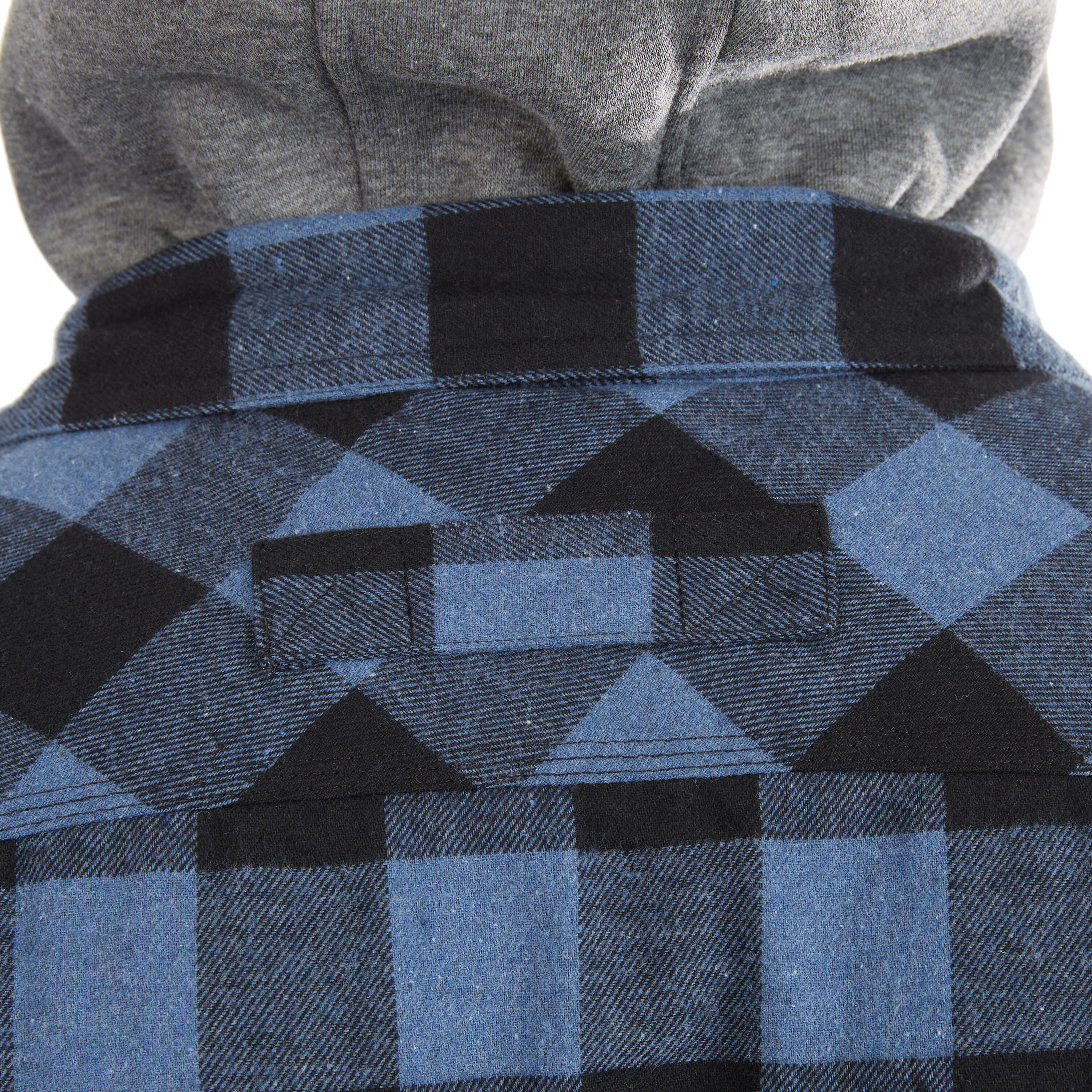 Chamarra de trabajo aislante con capucha de poliéster azul/negro para hombre de Smith's Workwear (2XL) S3215AH2-BLBLK-2XL.
