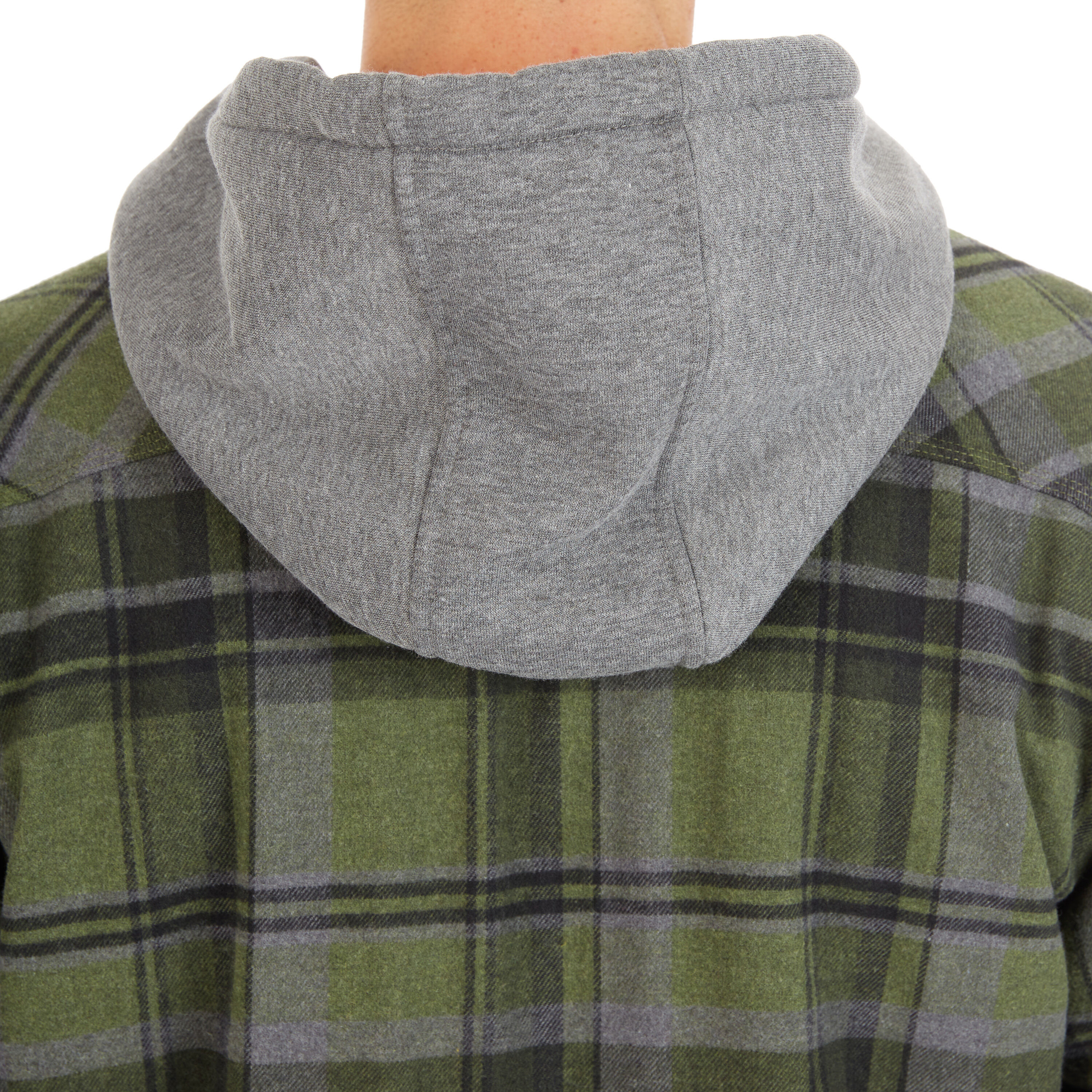 Chamarra de trabajo aislada con capucha de poliéster verde para hombre Smith's Workwear (2XL) S3215AH2-GN-2XL