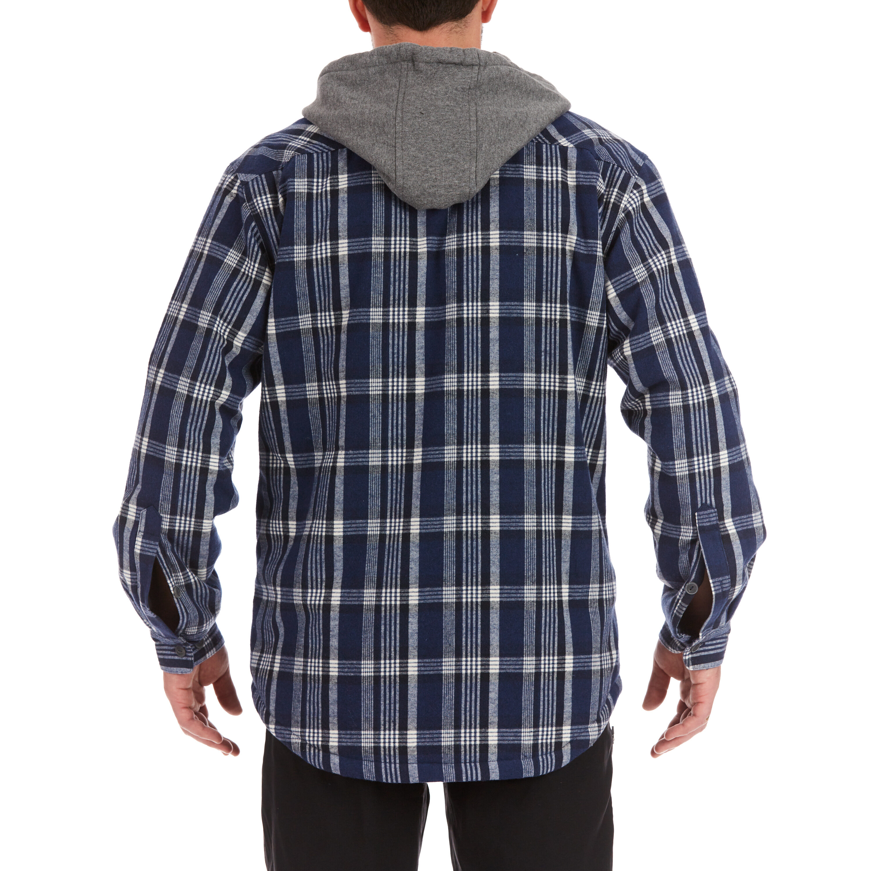 Chamarra de trabajo aislante con capucha de poliéster en azul acero para hombre de Smith's Workwear (2XL) S3215AH2-SBL-2XL