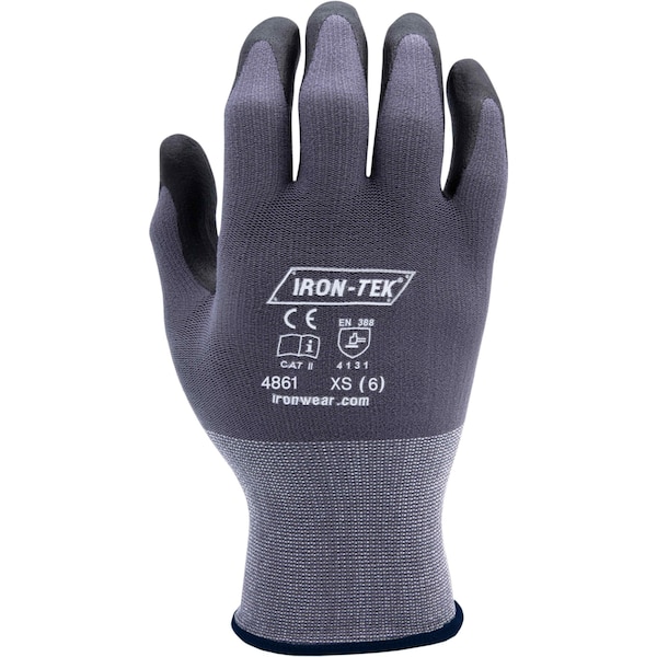 Guante de trabajo Ironwear resistente a desgarros | Revestimiento transpirable | Alta destreza PR - 4861-XS