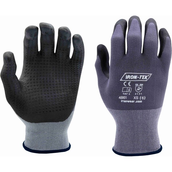 Guante de trabajo Ironwear resistente a desgarros | Revestimiento transpirable | Alta destreza PR - 4861-XS