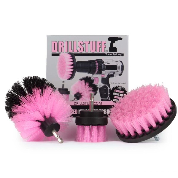 
Product Title: Drillstuff - Artículos de Limpieza para Baño - Accesorios de Baño - Cepillo para Taladro - Regadera - I-S-42O-QC-DS