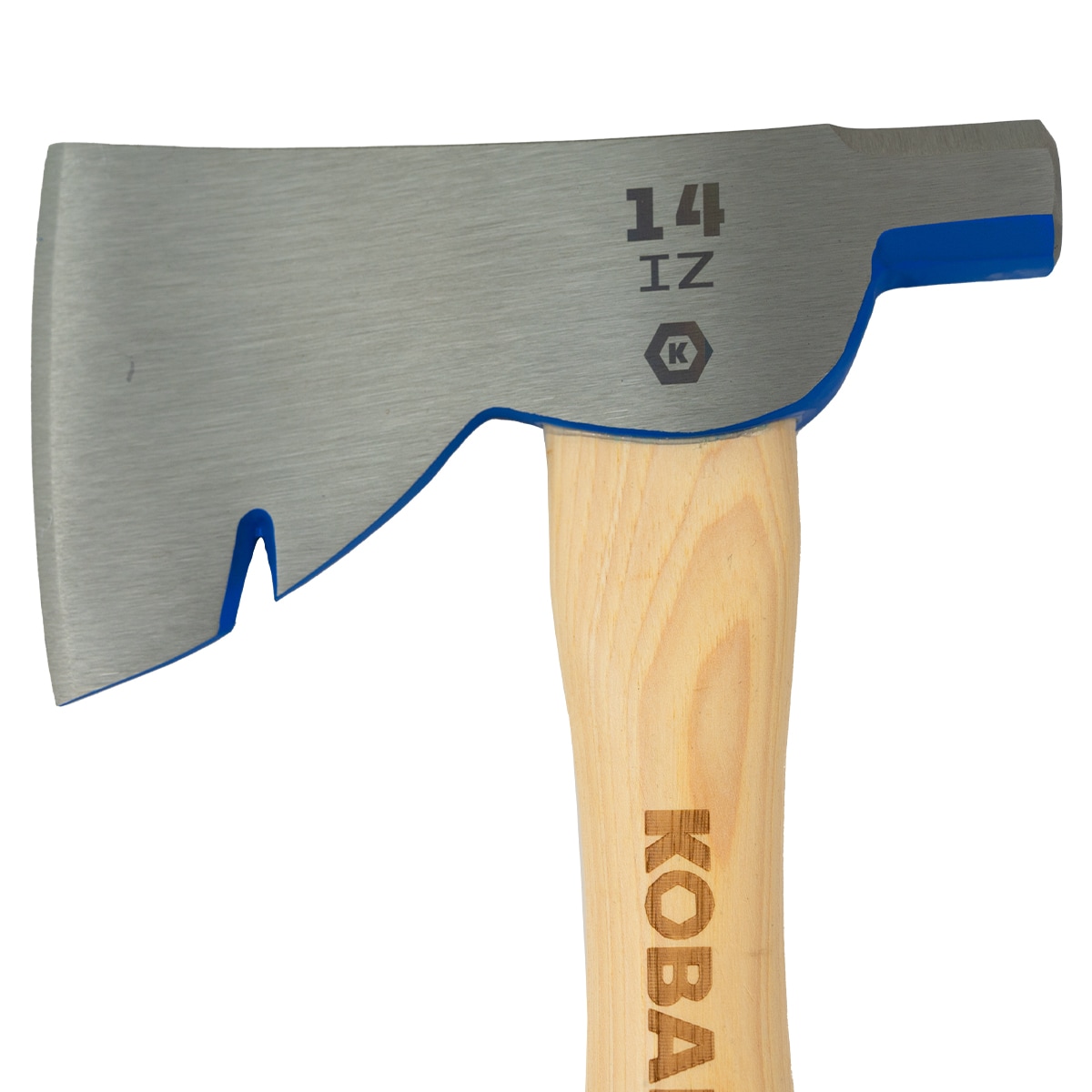 Martillo de madera de cabeza de acero de 28 oz de Kobalt con cara lisa y mango de madera - Modelo KB-P094114