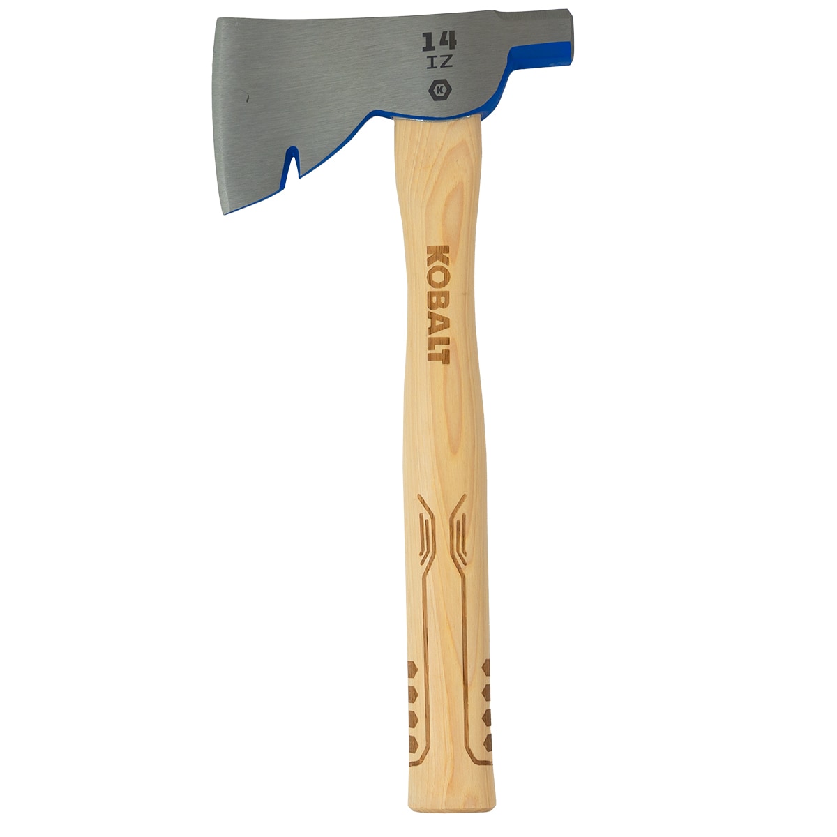 Martillo de madera de cabeza de acero de 28 oz de Kobalt con cara lisa y mango de madera - Modelo KB-P094114