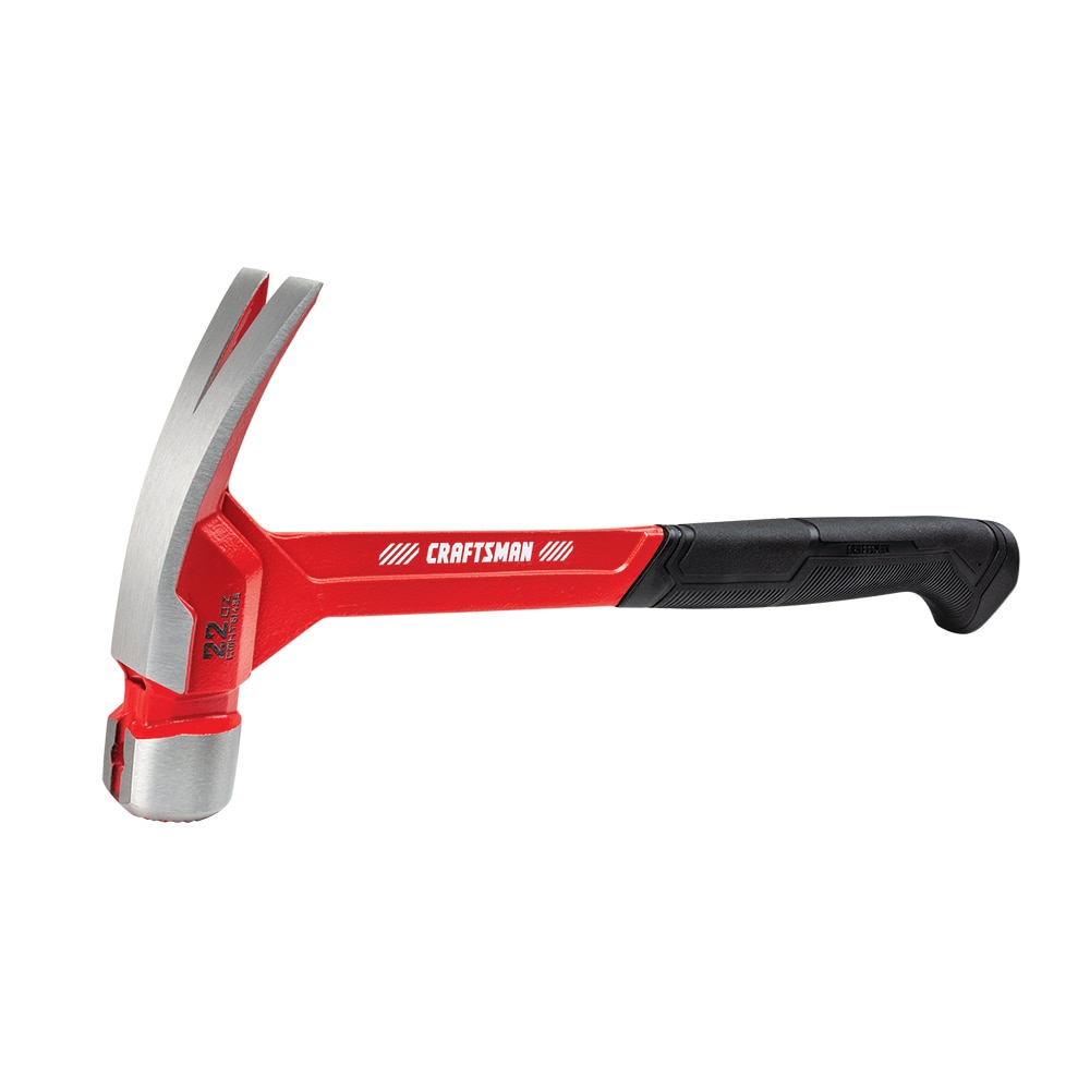 Martillo para armazones CRAFTSMAN de cabeza de acero con muesca de 22.0 onzas y mango de acero CMHT51435