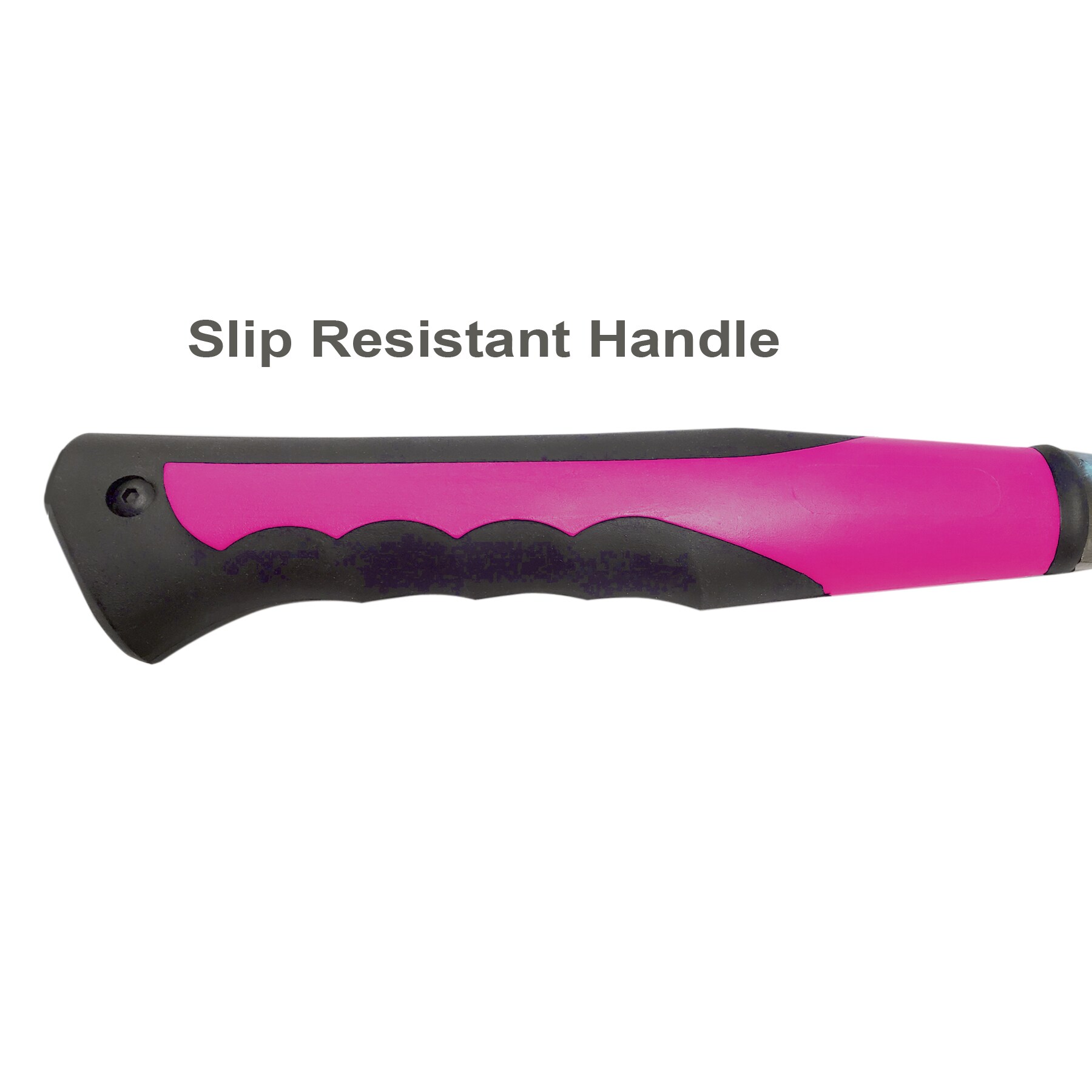 Martillo de garra con cabeza de acero lisa de 16 oz de The Original Pink Box con mango de acero PB16SHM