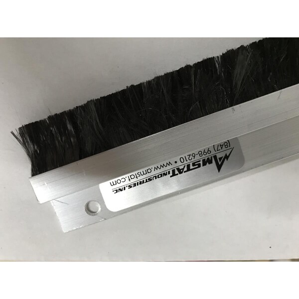 Cepillo de carbón de fibra de 36 pulgadas y cerdas de 18 mm Amstat - CF320018-36