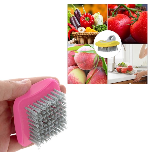 Cepillo para fregar 1947Kitchen 2.4 in W, 2.4 in L, Variado, PP + TPR, 3 paquetes - TI-3BOOVC
