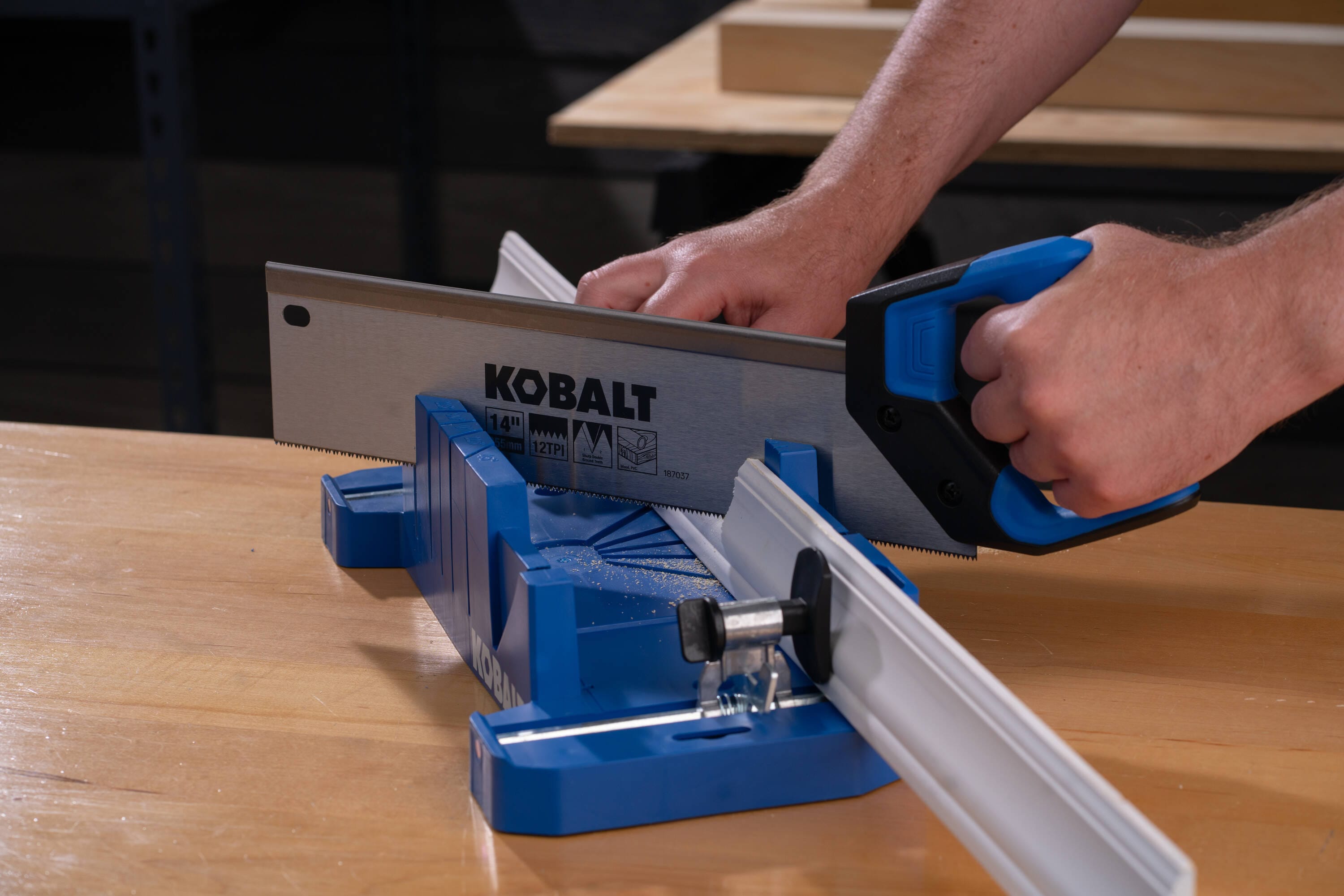 Kobalt con Caja de Inglete 14 pulgadas Sierra de Espalda para Corte Fino 66715