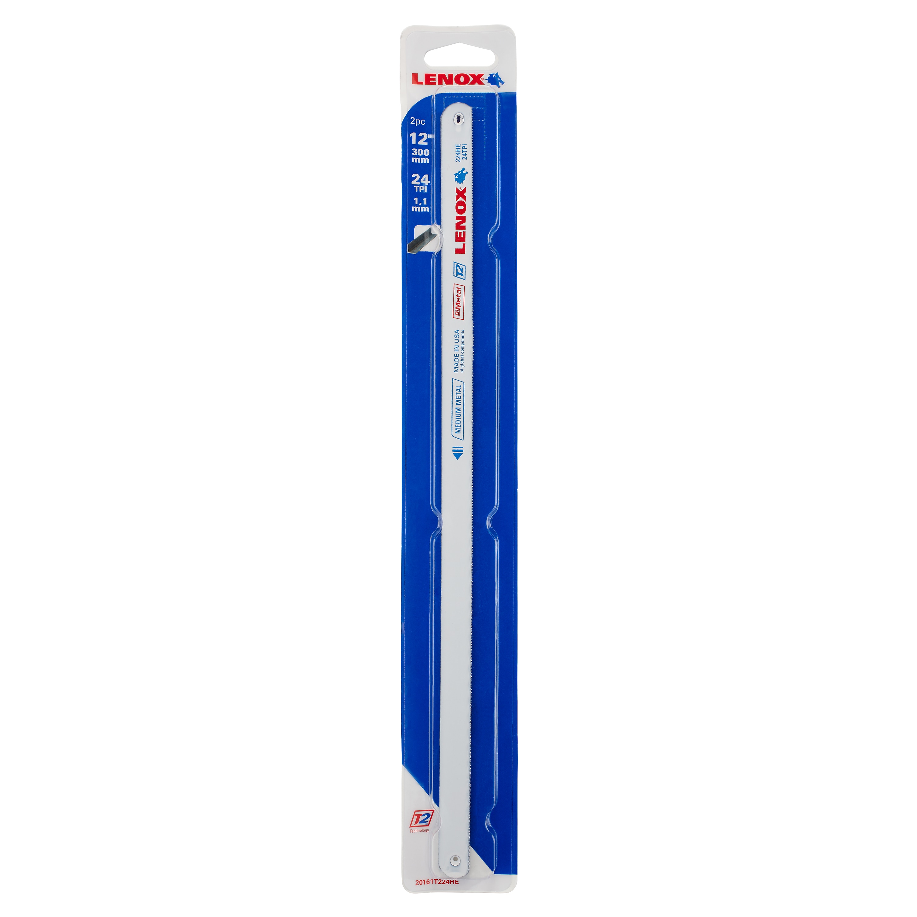 Juego de hojas para sierra de arco LENOX 12 pulgadas de corte medio bimetálicas 2014608