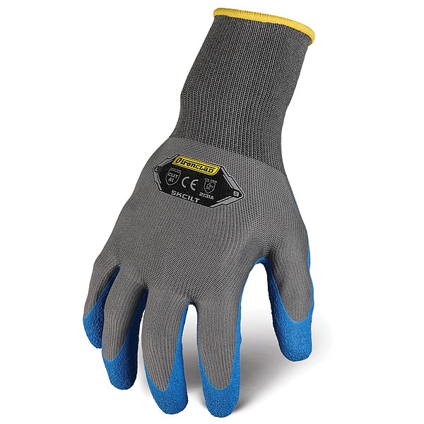 Guantes de tejido Ironclad Performance Wear, Nivel de corte A1, 13 ga, color gris, 3XL (12) - SKC1LT-07-XXXL