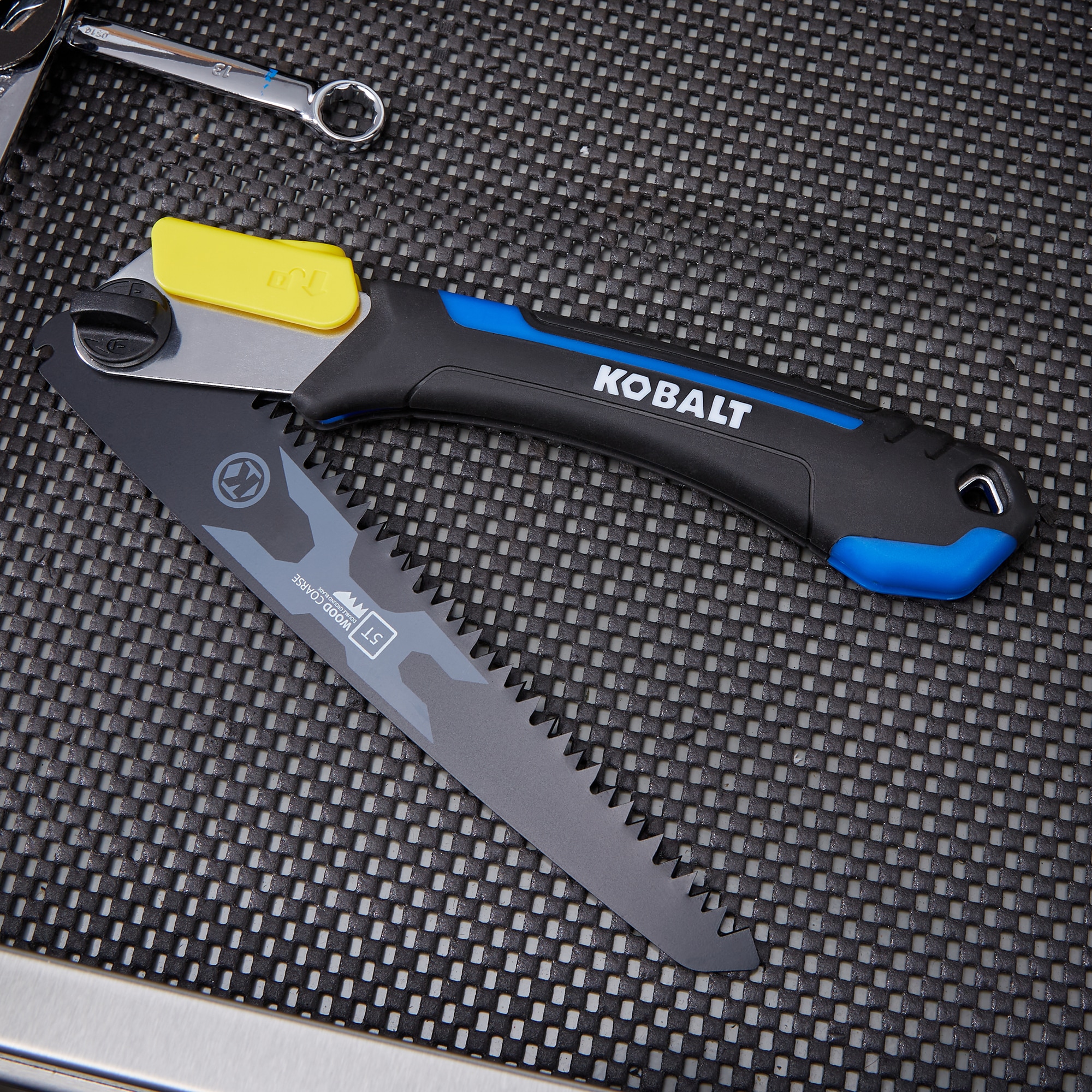 Sierra Plegable 3 en 1 Kobalt con Estuche Sierra de Mano de Corte Transversal de 8 pulgadas 64994