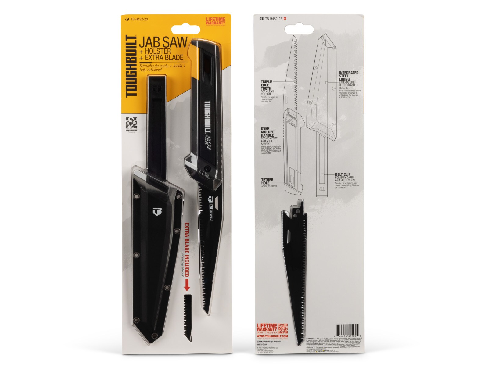 Sierra de demolición TOUGHBUILT 5.8 pulgadas TB-H4S2-23