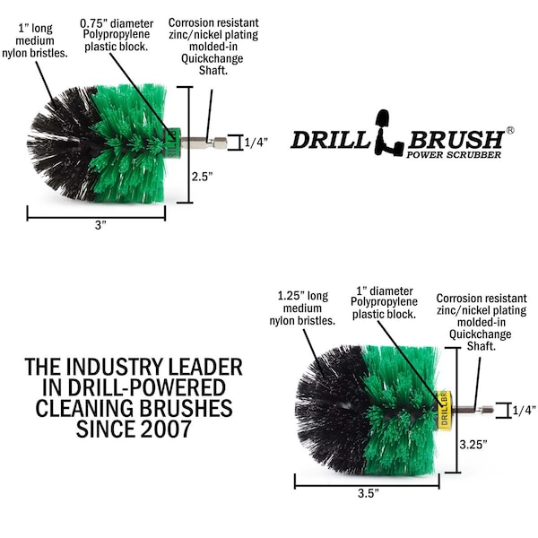 Drillbrush para cocina - Artículos de limpieza - Accesorios de cocina - Limpiador para el hogar - G-S-MO-QC-DB