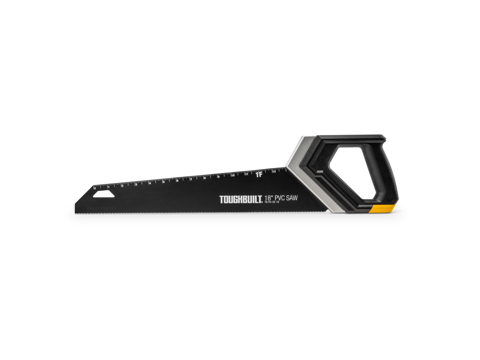 Sierra de mano TOUGHBUILT Pvc de corte fino de 18 pulgadas TB-H4-26-18