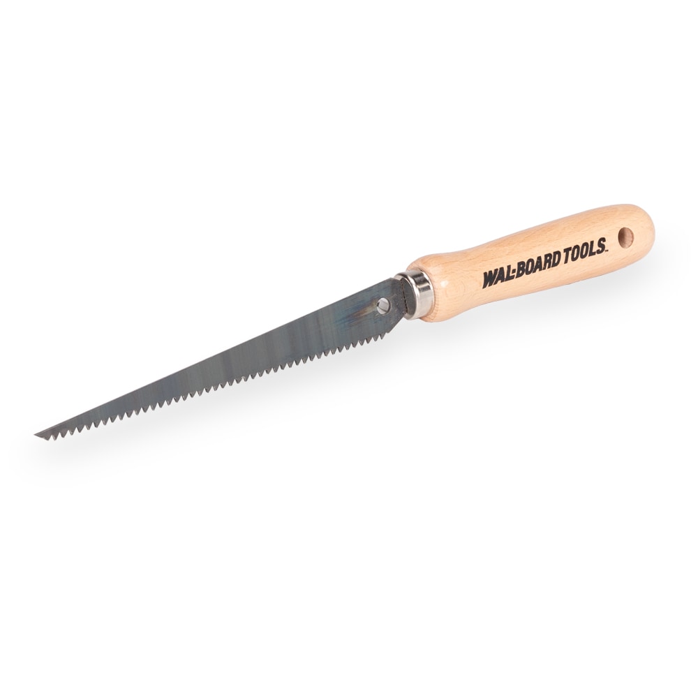 Sierra de jab con mango de madera de utilería WAL-BOARD TOOLS de 6.5 pulgadas y corte grueso 22W-L