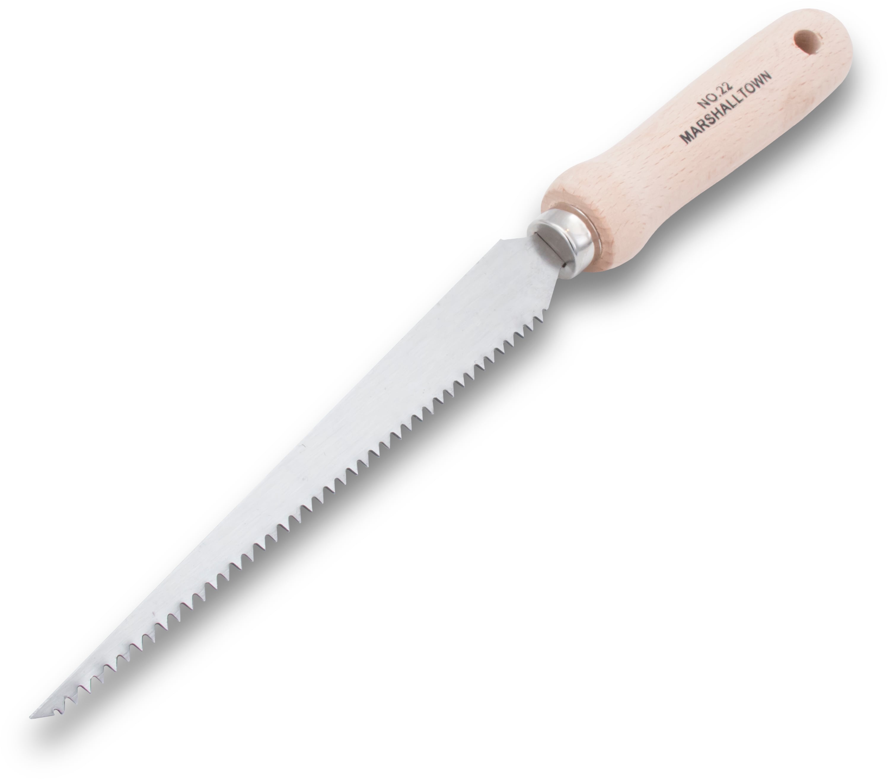 Marca: Marshalltown
Modelo: 22-L
Serrucho de corte grueso de 6.625 pulgadas con mango de madera para tabla de yeso