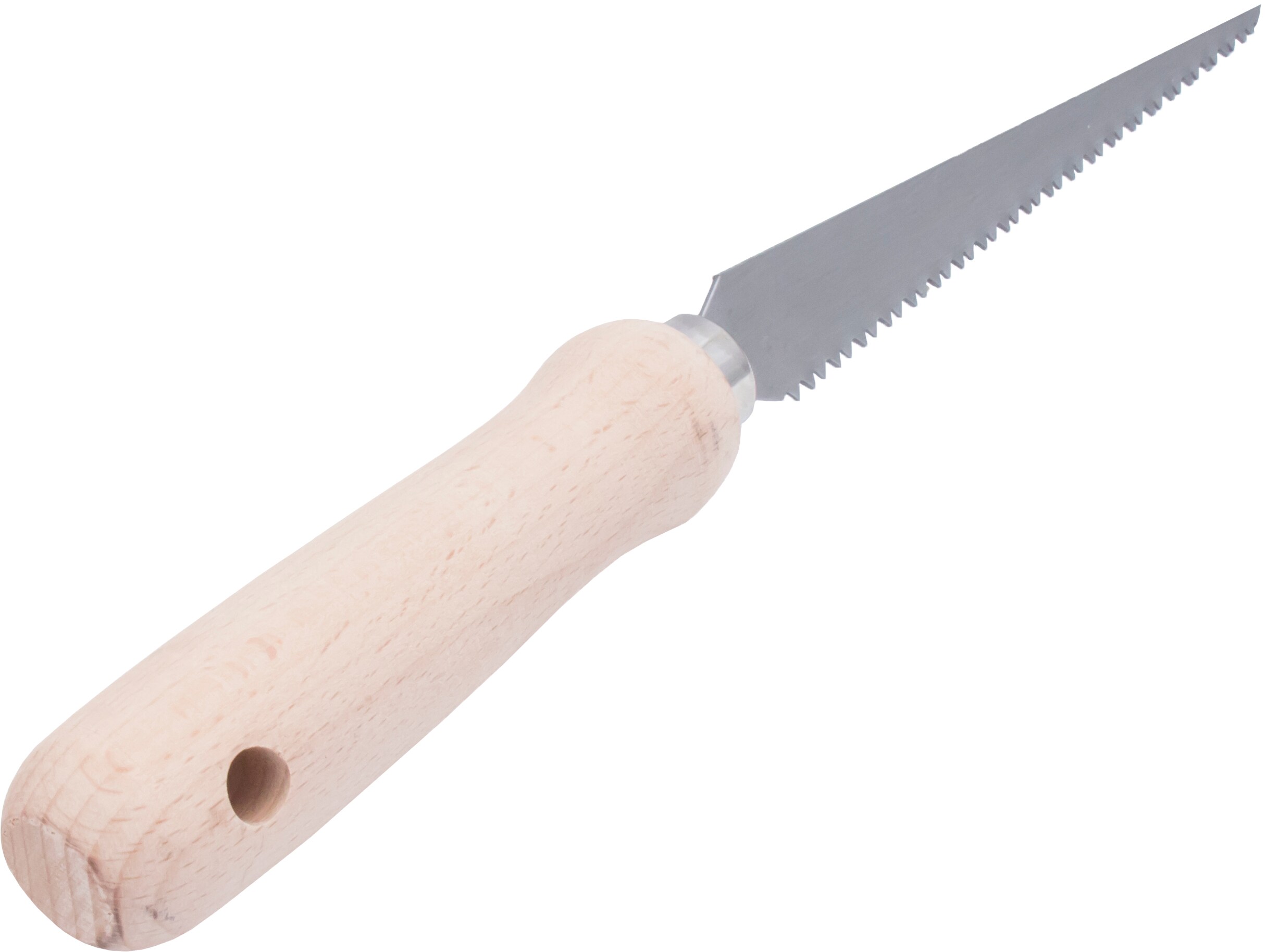 Marca: Marshalltown
Modelo: 22-L
Serrucho de corte grueso de 6.625 pulgadas con mango de madera para tabla de yeso