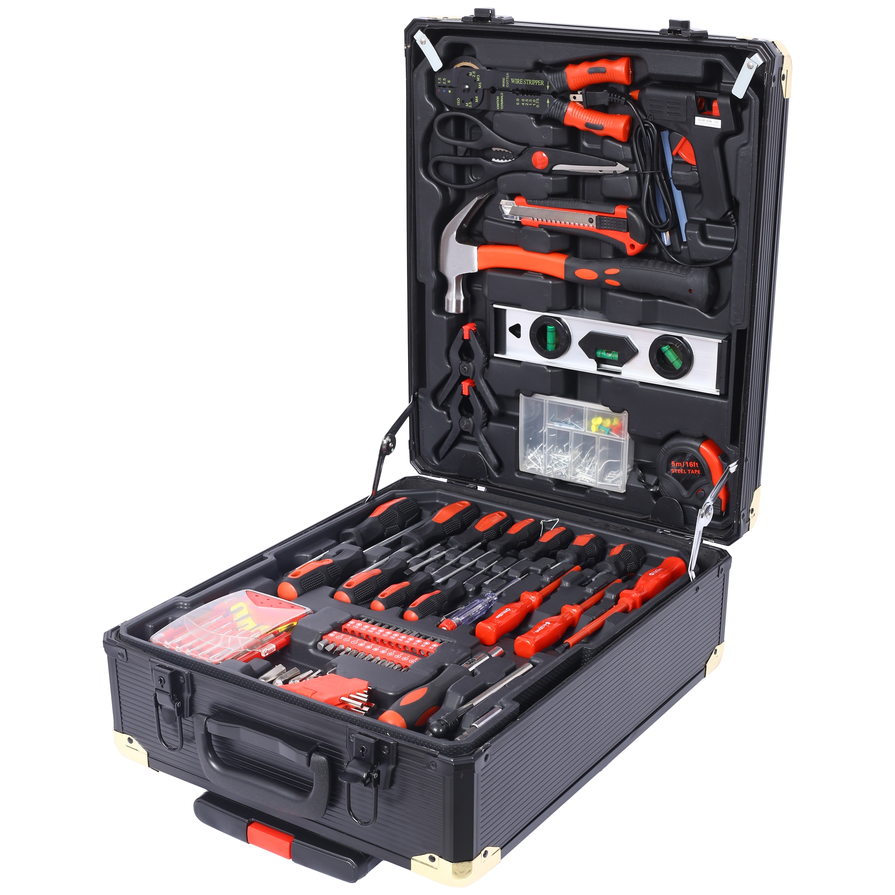 Juego de herramientas para el hogar Siavonce 969 piezas con estuche resistente XH45718
