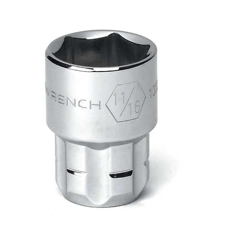 Juego de herramientas mecánicas GEARWRENCH Pass-Thru de 3/8 pulgadas de 6 puntos SAE/métrico GearRatchet y Socket (21 piezas) - 8921