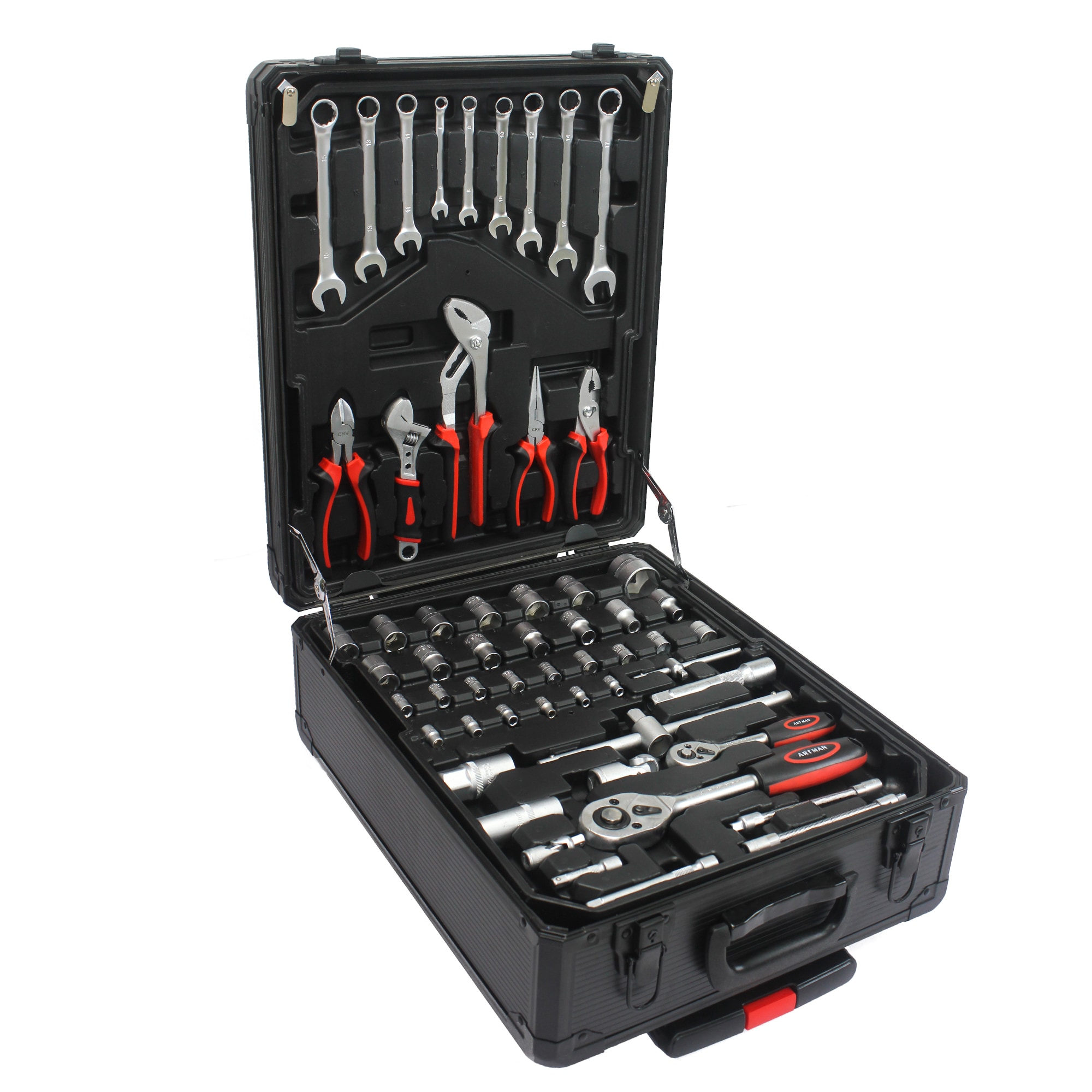 Set de herramientas domésticas Siavonce 899 piezas con estuche plegable XH90122
