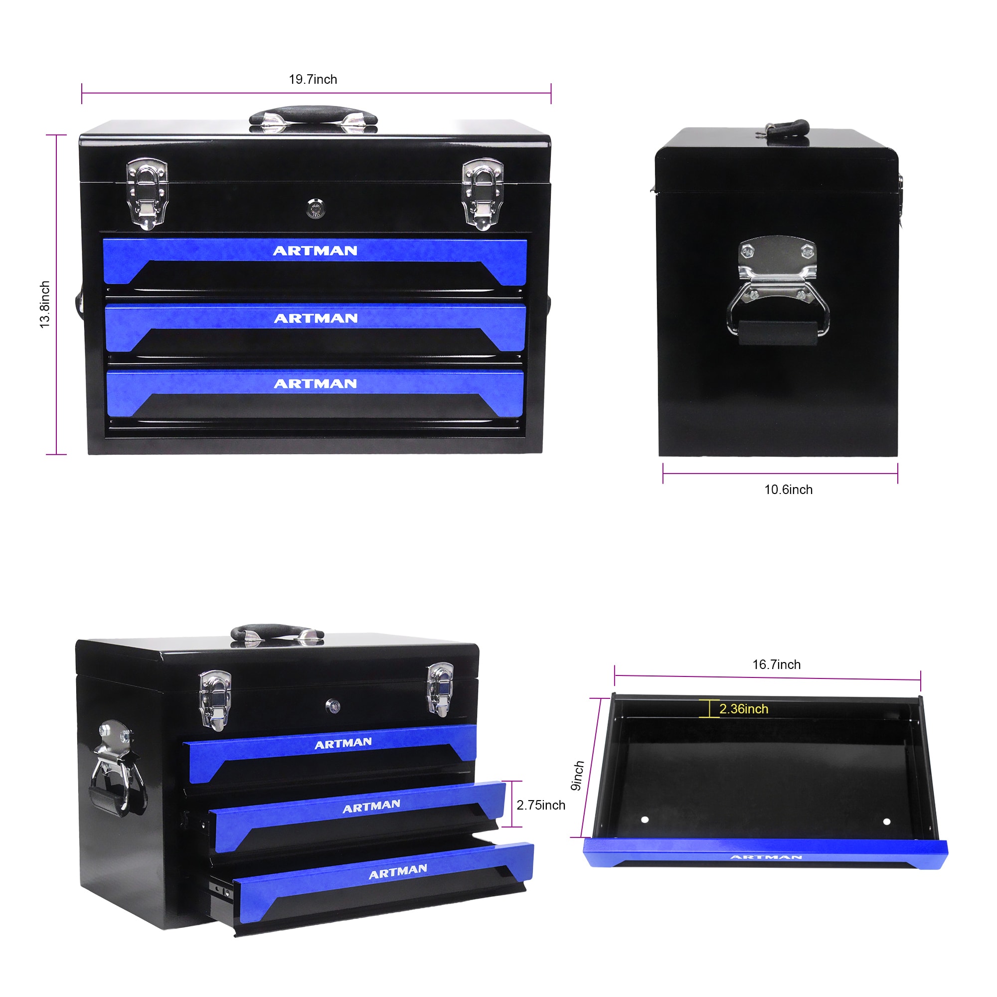 Juego de Herramientas para el Hogar Gaierptone 339 Piezas con Estuche Resistente CRXVHXPCH3W