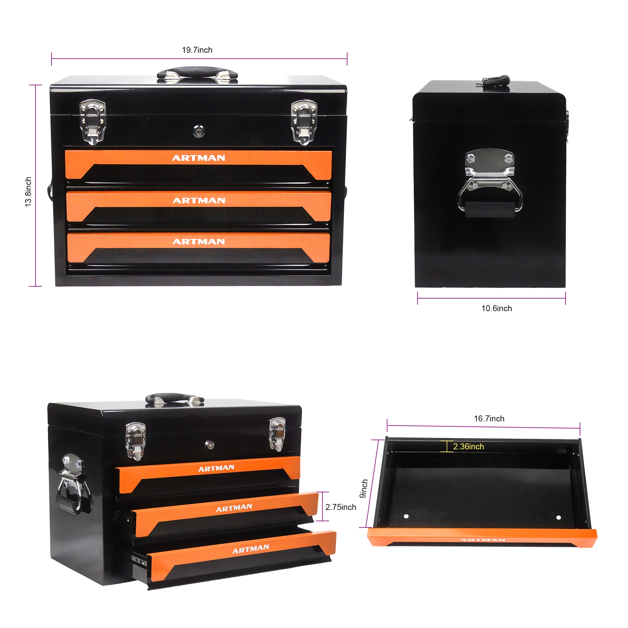 Set de Herramientas para el Hogar Gaierptone 339 Piezas con Estuche Resistente CRXD8N1SNNU